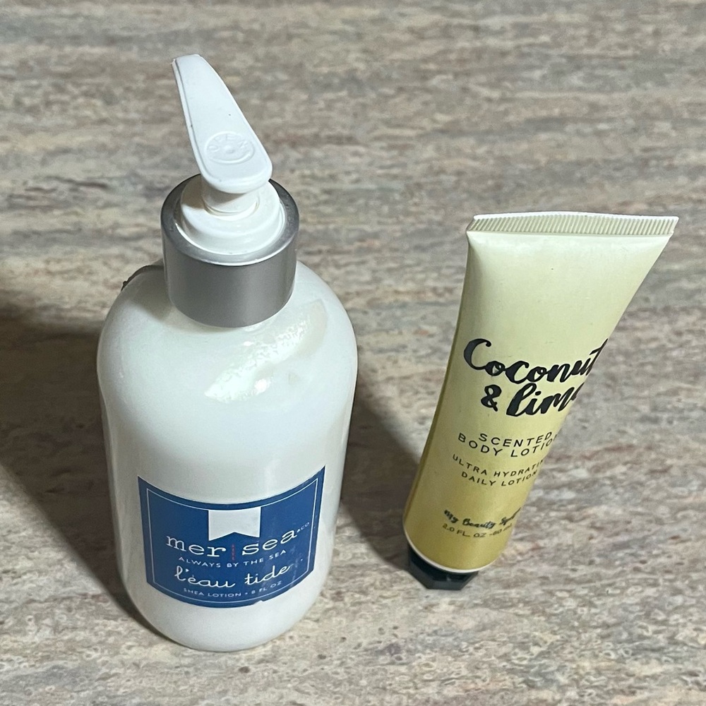 Mer Sea L'eau Tide Hand Lotion and Coconut & Lime Body Lotion